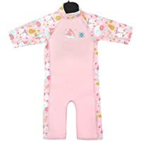Splash About Sun and Sea Wetsuit Traje de Neopreno UV Sol y mar- Unisex niños- El búho y el Gatito- 1-2 Años